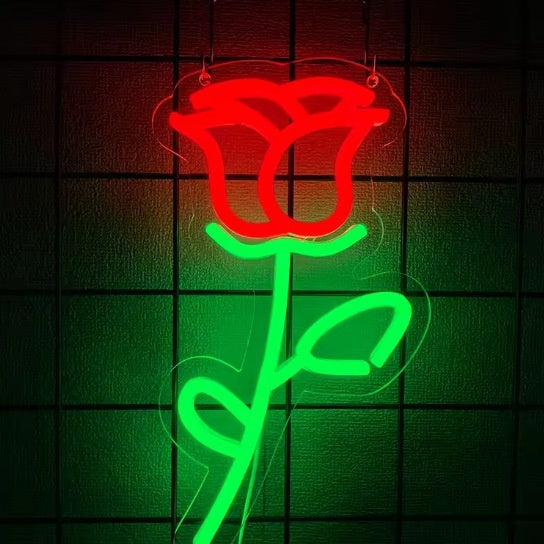 مصباح جو نيون LED مضيء 18 × 30 سم يعمل بمنفذ USB