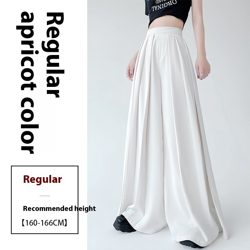 Women’s High Waist Wide Leg Slimming Suit Pants