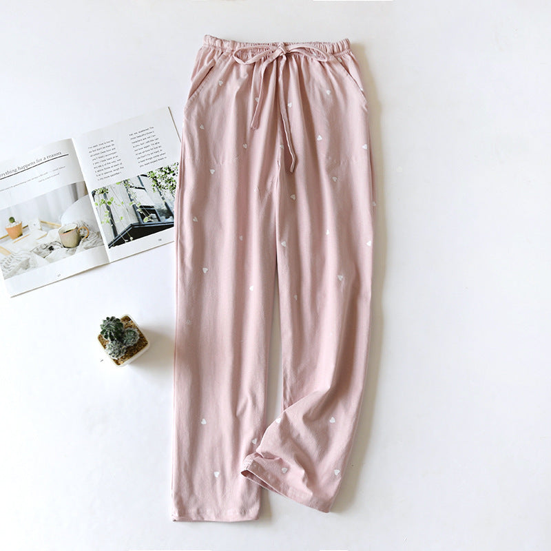 Plus Size Women's Loose Flannel Pajama Pants