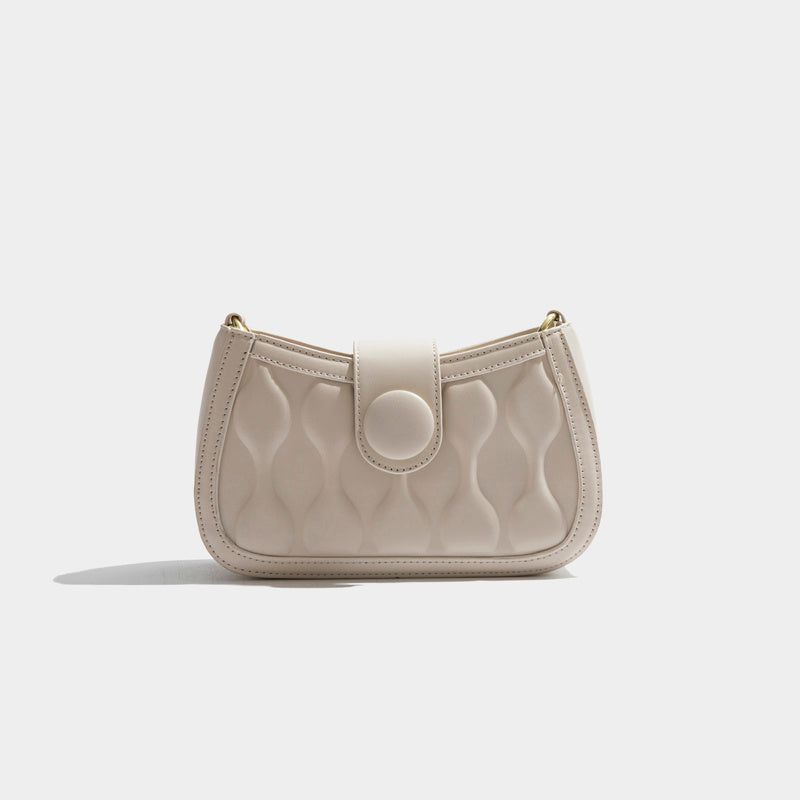 Sac à bandoulière losanges en cuir PU couleur bonbon pour femme 21 cm
