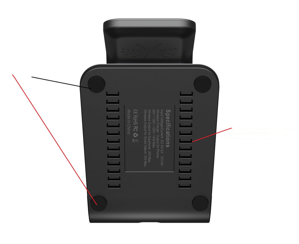 Chargeur sans fil magnétique 3-en-1 avec chargement rapide PD et témoin lumineux
