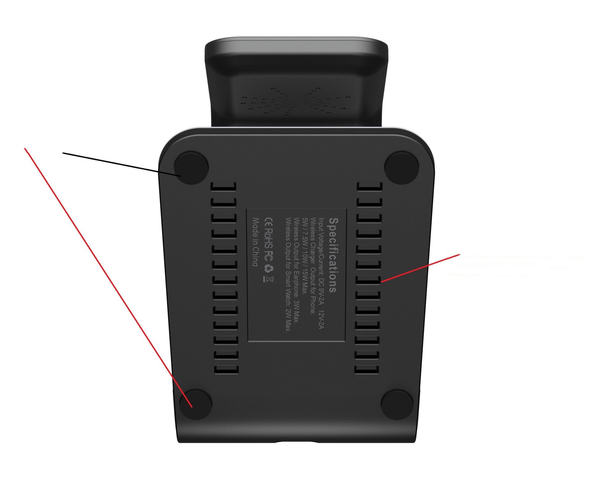 Chargeur sans fil magnétique 3-en-1 avec chargement rapide PD et témoin lumineux