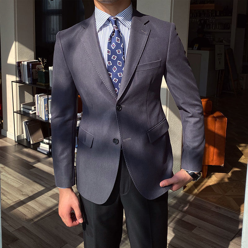 Casual Business Double Breasted Suit Jacket