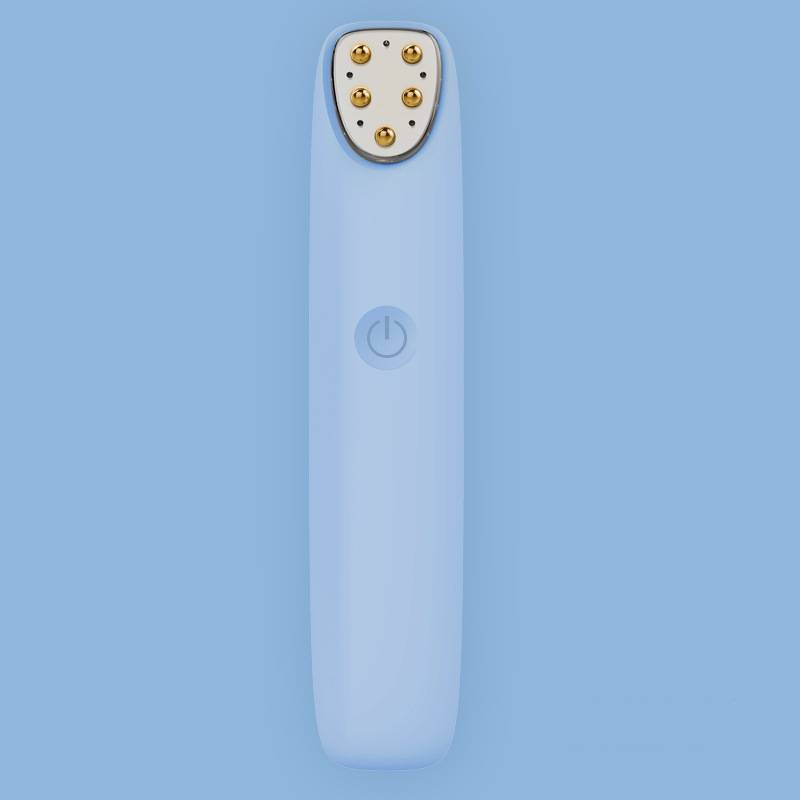 Portable RF EMS Red Light Eye & Face Vibration Massager for Wrinkles & Dark Circles