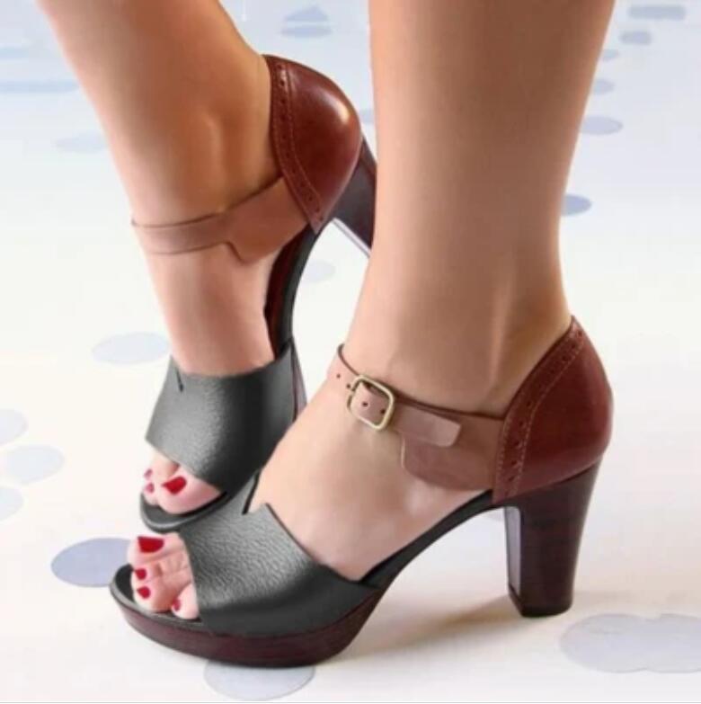 Talons Aiguilles avec Tige en PU Artificiel & Semelle TPR, Style Talon Sac