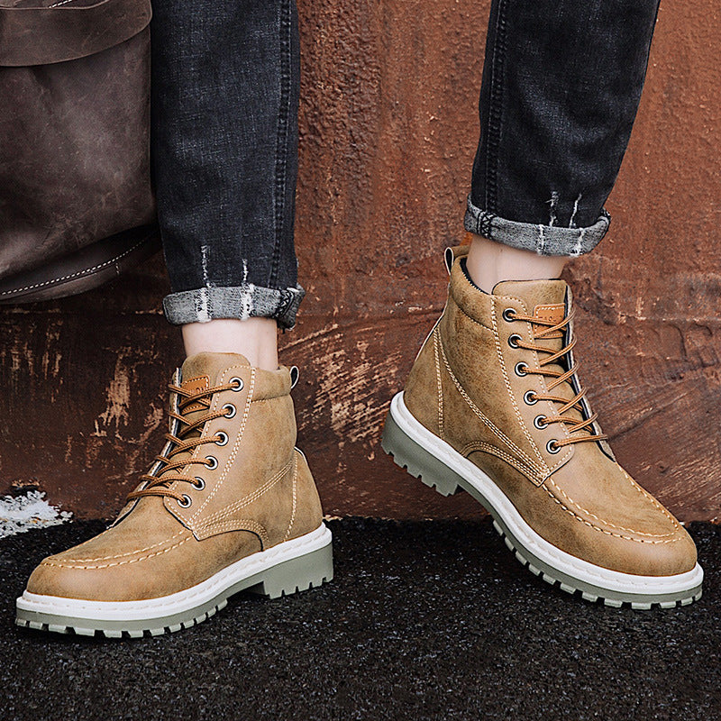 Casual English Style Martin Boots for Men
