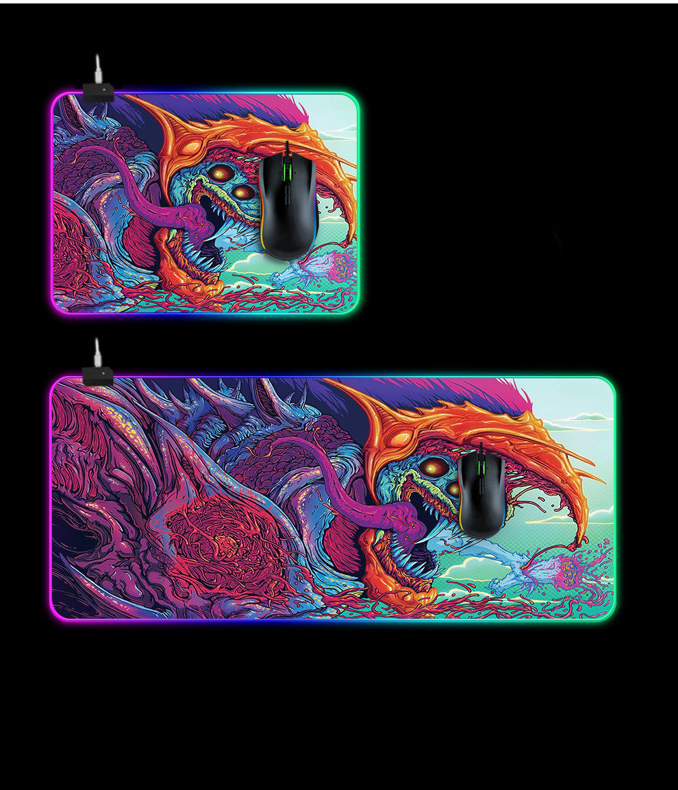 Tapis de souris gaming lumineux RVB Symphony