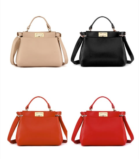 Stylish Soft PU Shoulder Bag 23cm