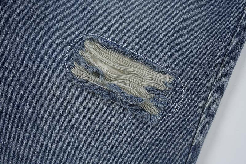 American-Style Retro Washed Wide-Leg Jeans for Men