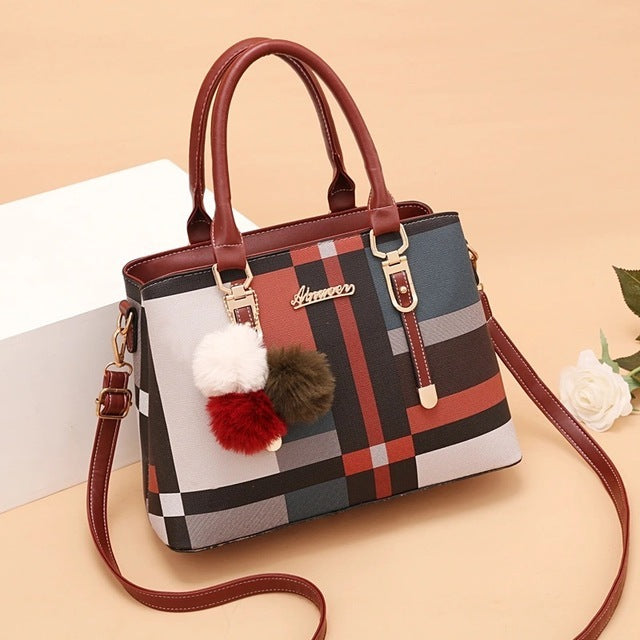 Sac bandoulière en cuir PU avec nœud, collection automne
