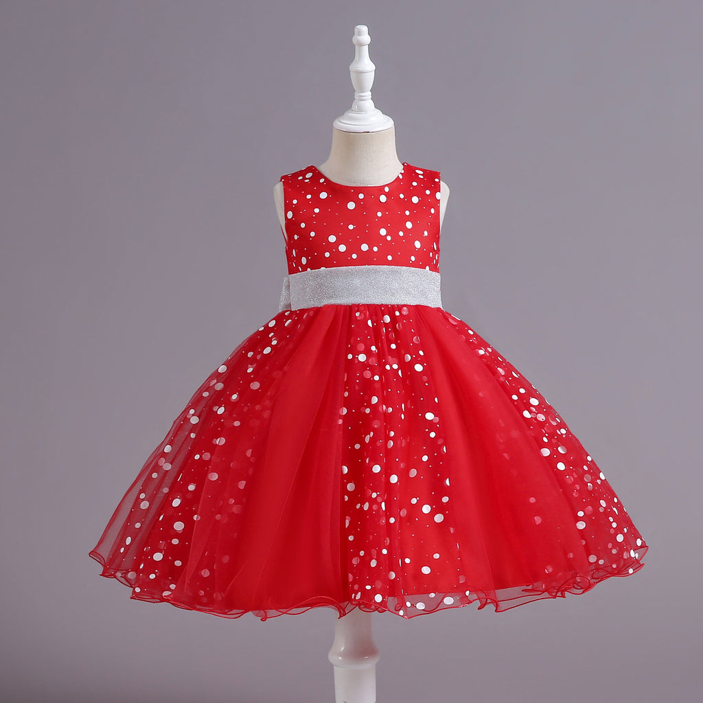 Personalized Girls' Short Princess Dress in Multiple Colors