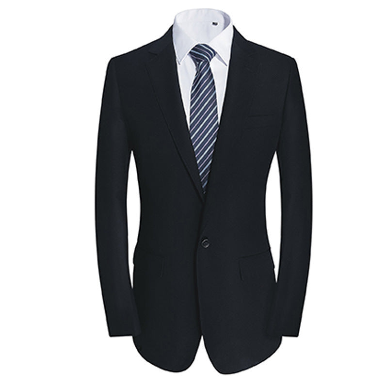 Men's Slim Wool Casual Business Suit - England Style