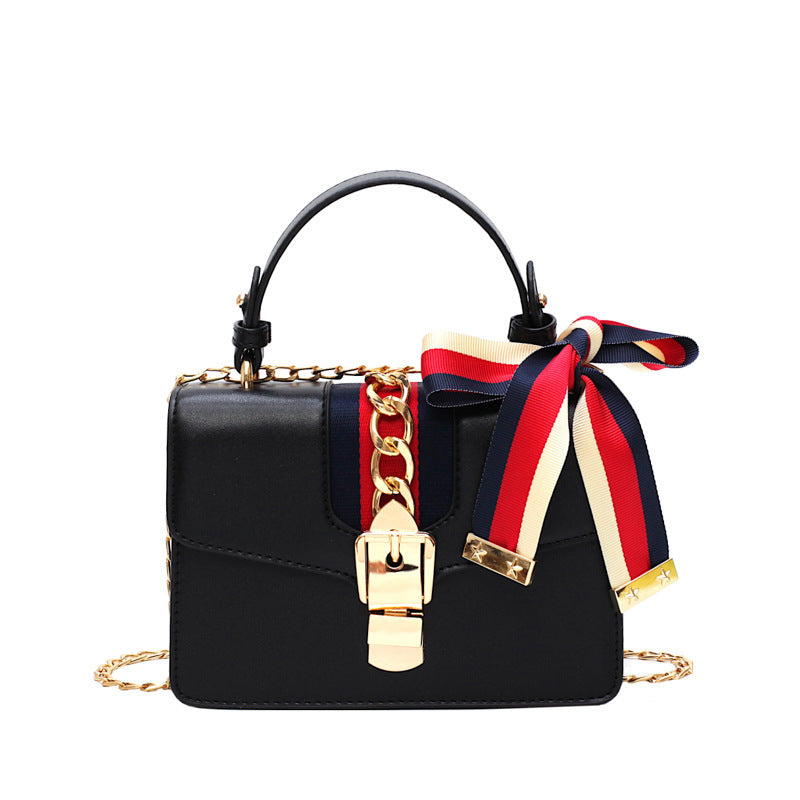 Fashionable Small Square Women's Bag in Red, Green, Black, Beige PU Leather