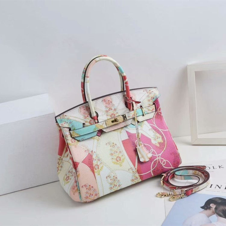 Women's Animal Print Leather Handbag Crossbody Shoulder Bag