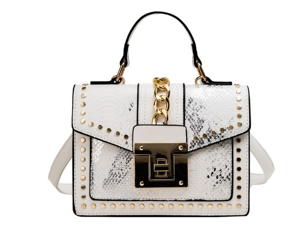 Alligator PU Women Shoulder Bag 21x15x9cm