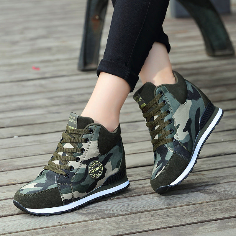Camouflage Sports Shoes Canvas EVA Sole Sizes 34-42