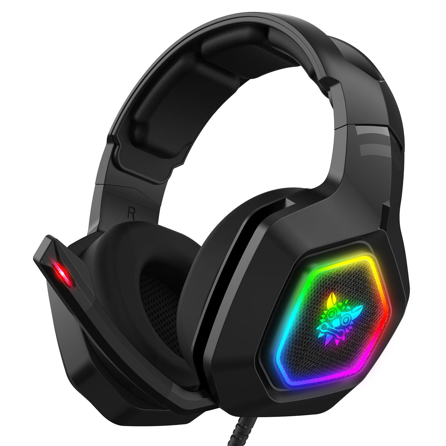 Wired Black Gaming Headset with Mic and 3.5mm Plug