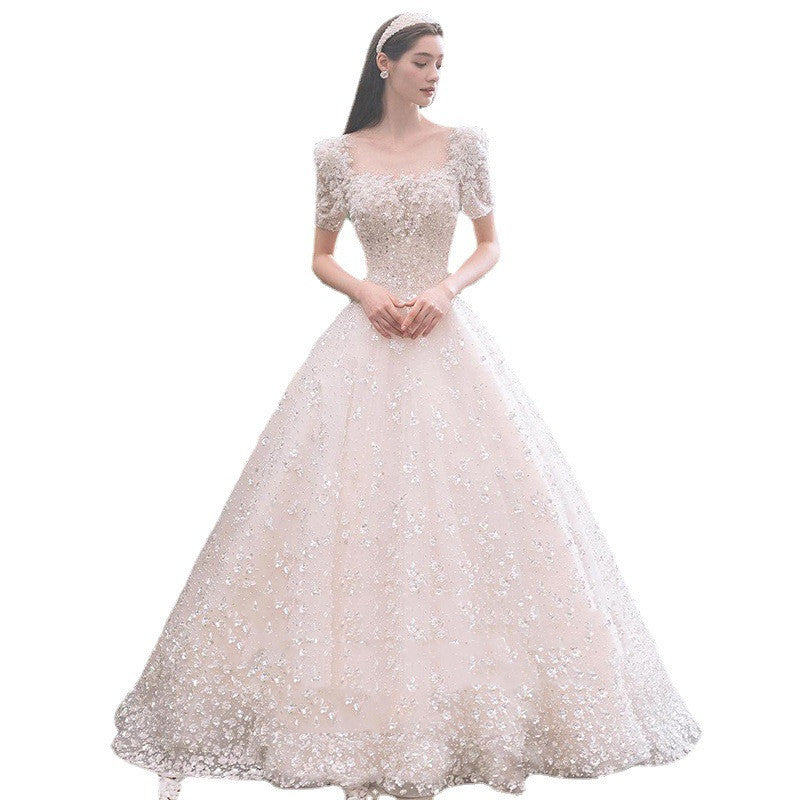 Luxury Heavy Industry Small Man Go Out Gauze Dress Women