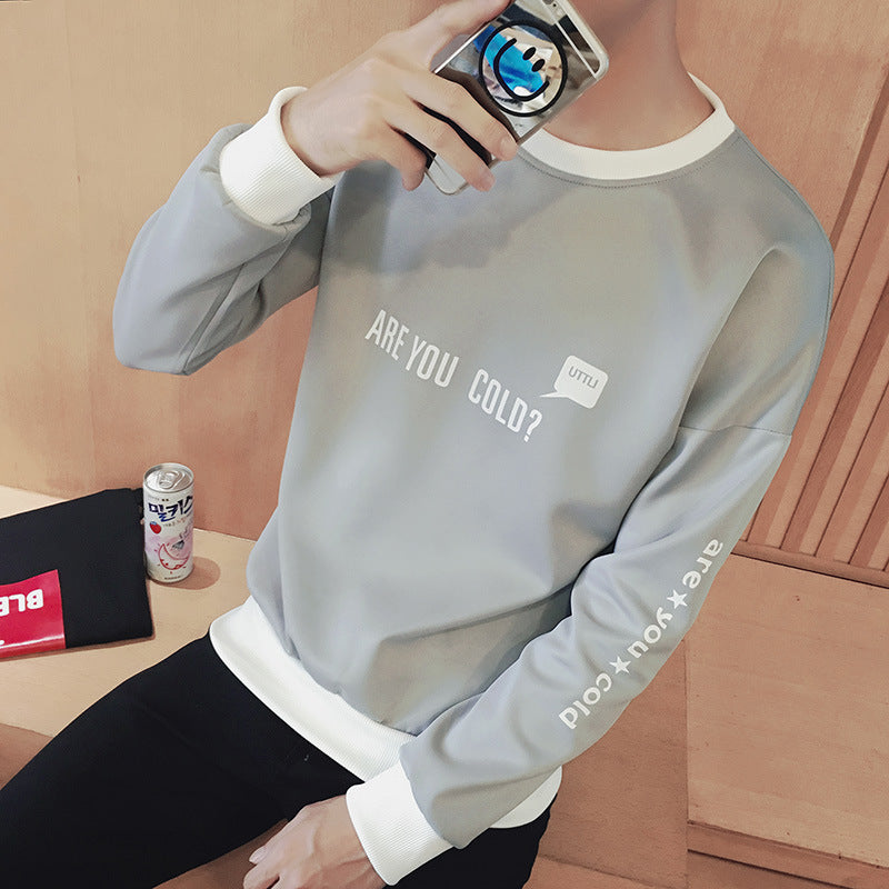 Men's White Polyester Sweater Available in Multiple Sizes