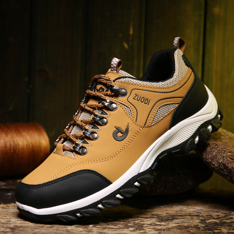 Men's Overfoot Outdoor Hiking Shoes with Mesh Upper
