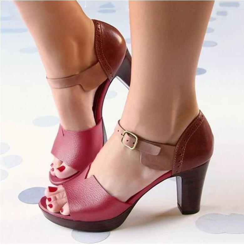 Talons Aiguilles avec Tige en PU Artificiel & Semelle TPR, Style Talon Sac