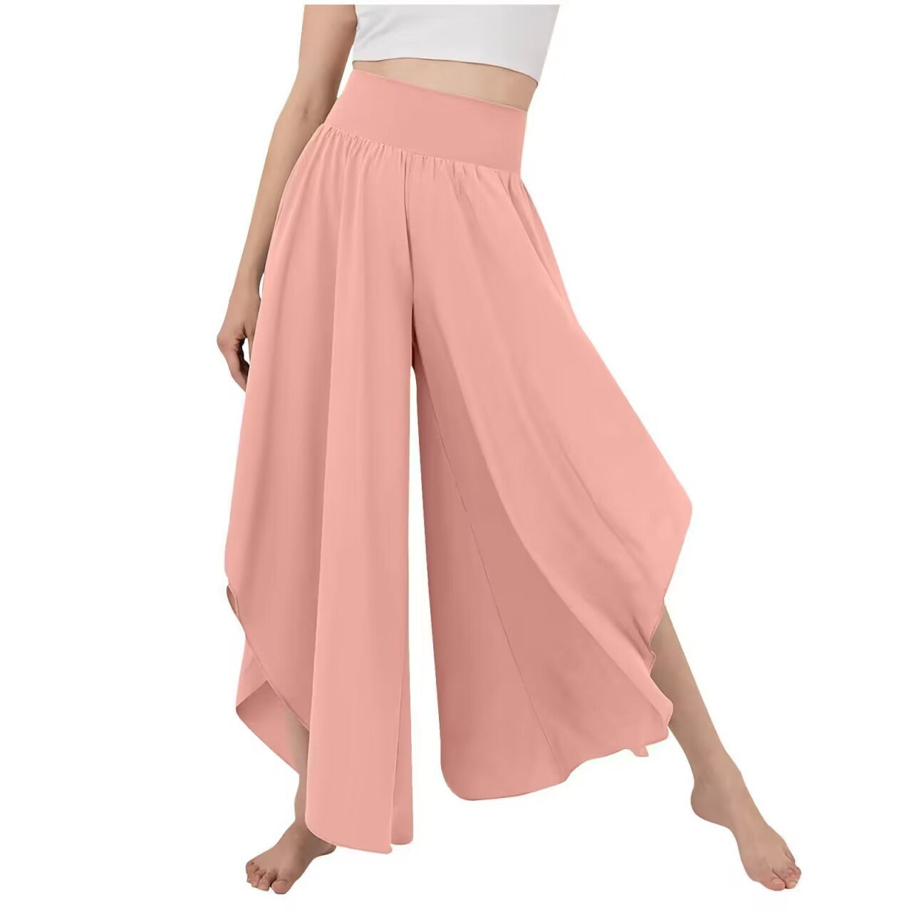 Micro La High Waist Loose Casual Pants