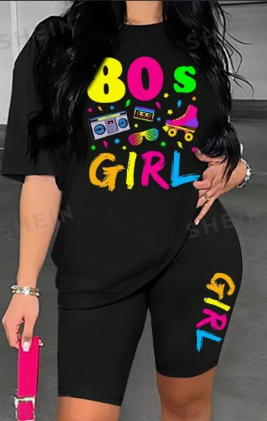 Slayr Women's Letter Printed Round Neck T-Shirt A