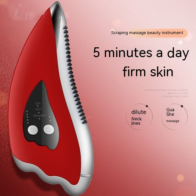 Electric Gua Sha Scraping Massager USB Rechargeable with Heat and 3 Modes