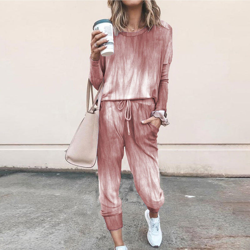 Women's Polyester Casual Printed Suit with Shirt and Pants