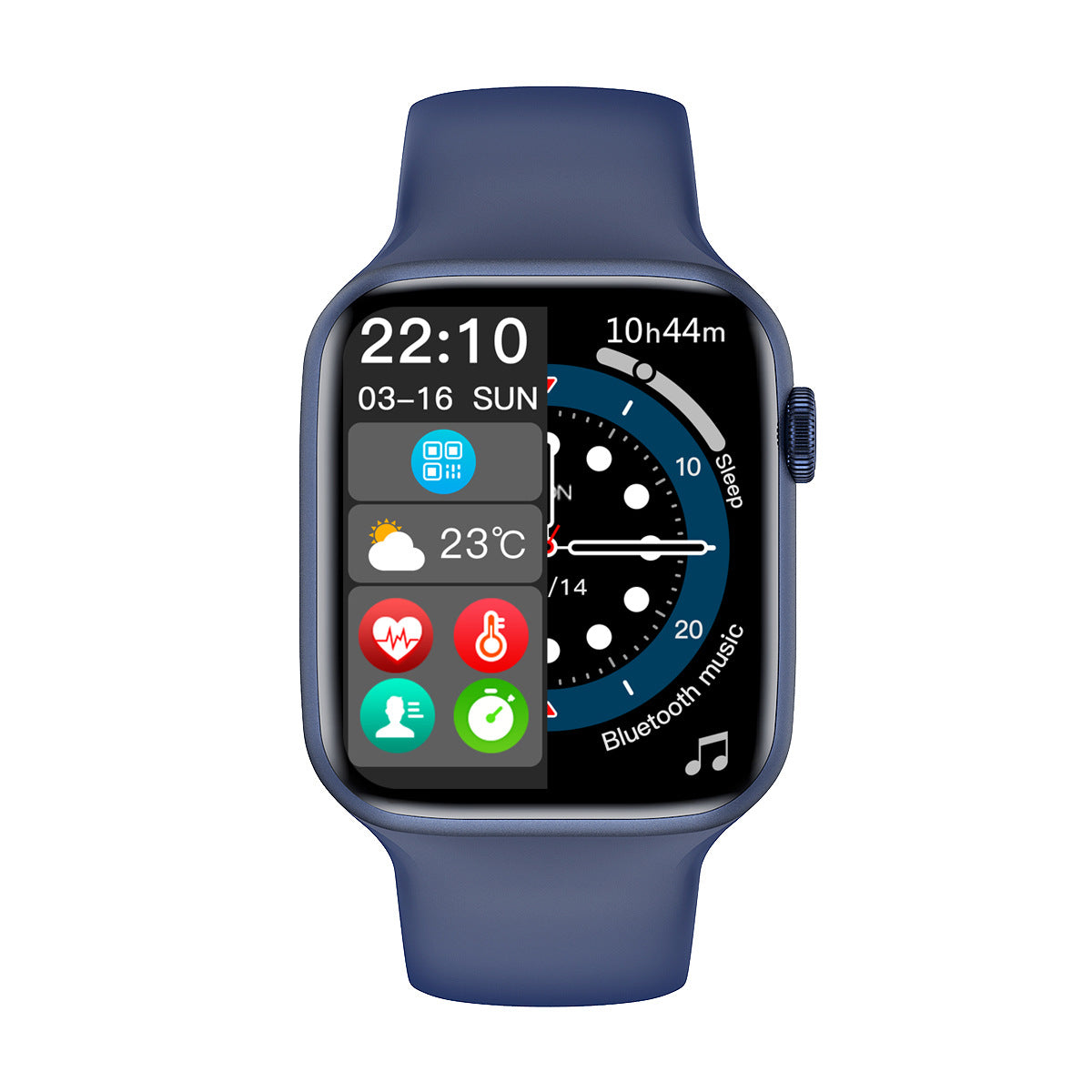 Montre intelligente avec appels Bluetooth, écran partagé et protection par mot de passe