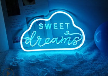 LED Neon Light with Acrylic Back Panel USB Powered Room Night Decoration