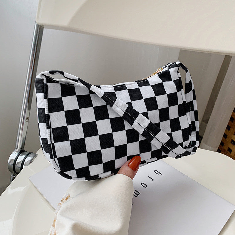 Sac à bandoulière en nylon pour femme, petit, imprimé papillon, vache ou léopard, format 23x13x7.5cm