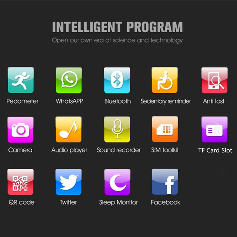 Montre intelligente Bluetooth Z60 avec carte SIM