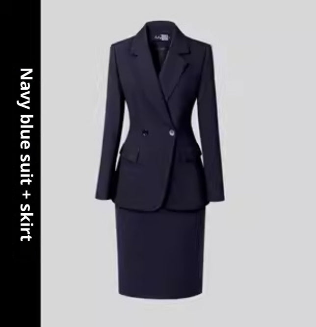 Capable Stylish Polyester Suit Jacket in Black, Gray & Navy Blue