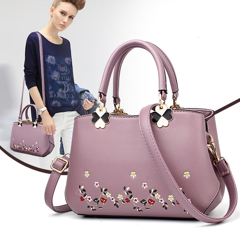 Fashion Women's Polycotton Shoulder Bag Cube Shape