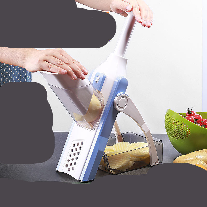 Multifunctional Vegetable Slicer Cutter Chopper Grater Kitchen Tool with Stainless Steel Blades