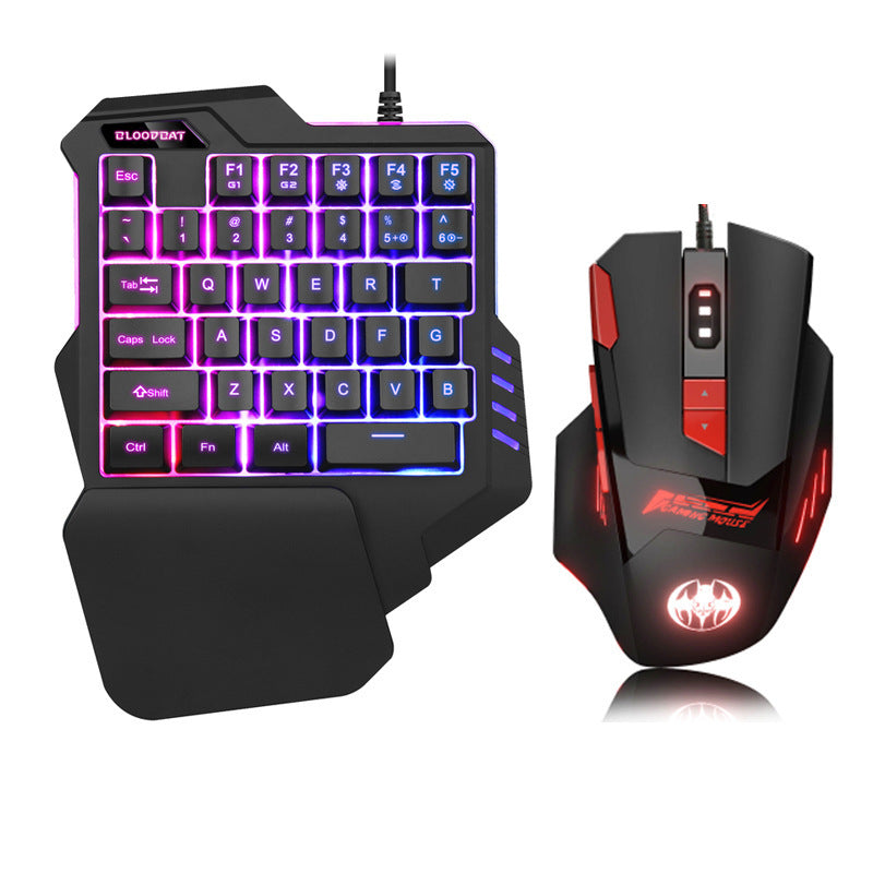 Mobile Gaming Keyboard 35-Key USB Computer Controller