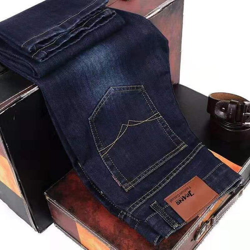 Men's Summer Stretch Loose Ice Silk Jeans