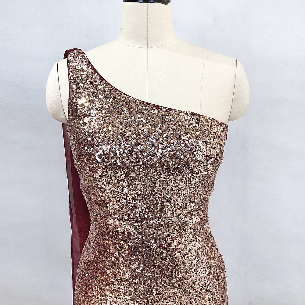 Long Slim Fit Party Banquet Dress
