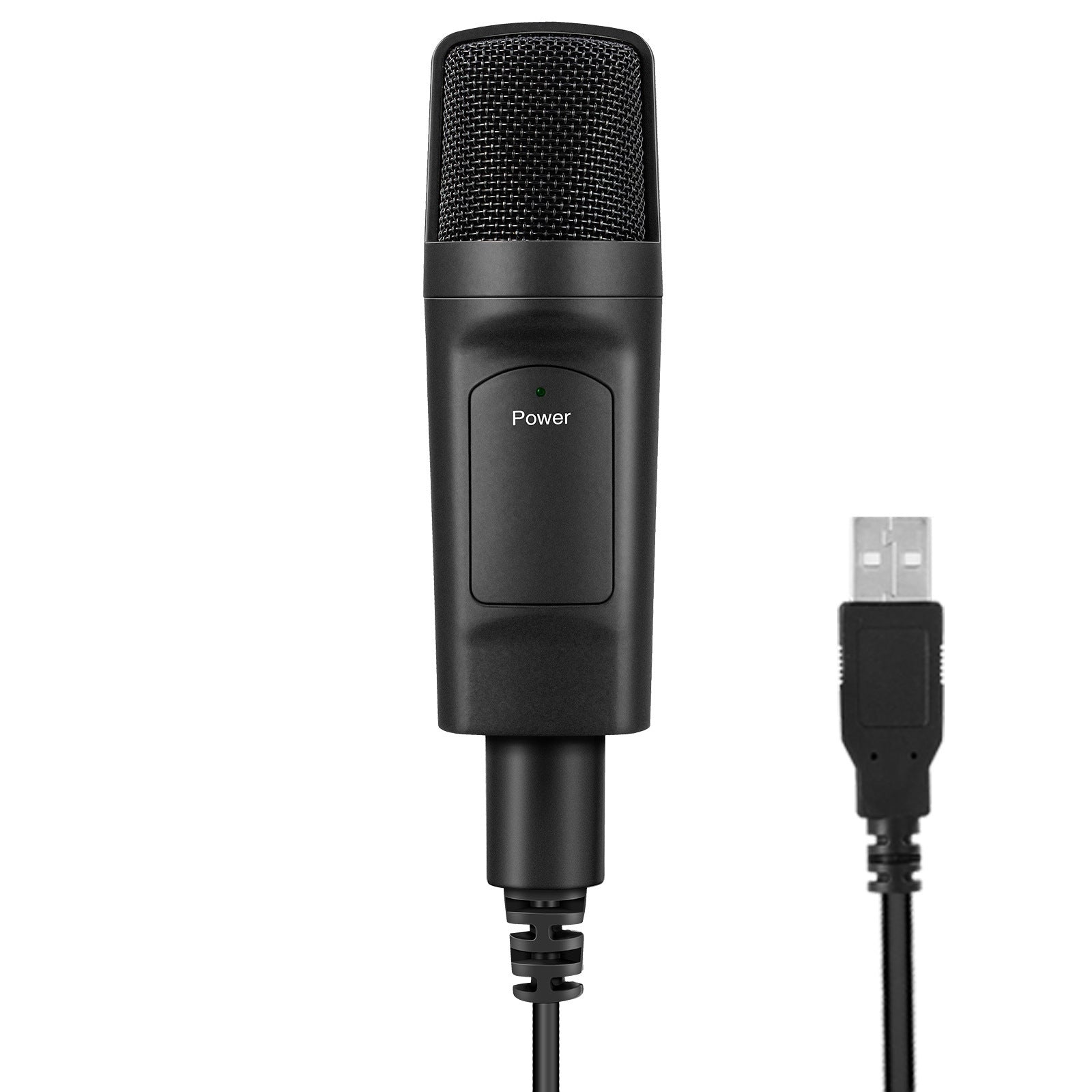 USB Condenser Desktop Microphone for Live Recording and Streaming