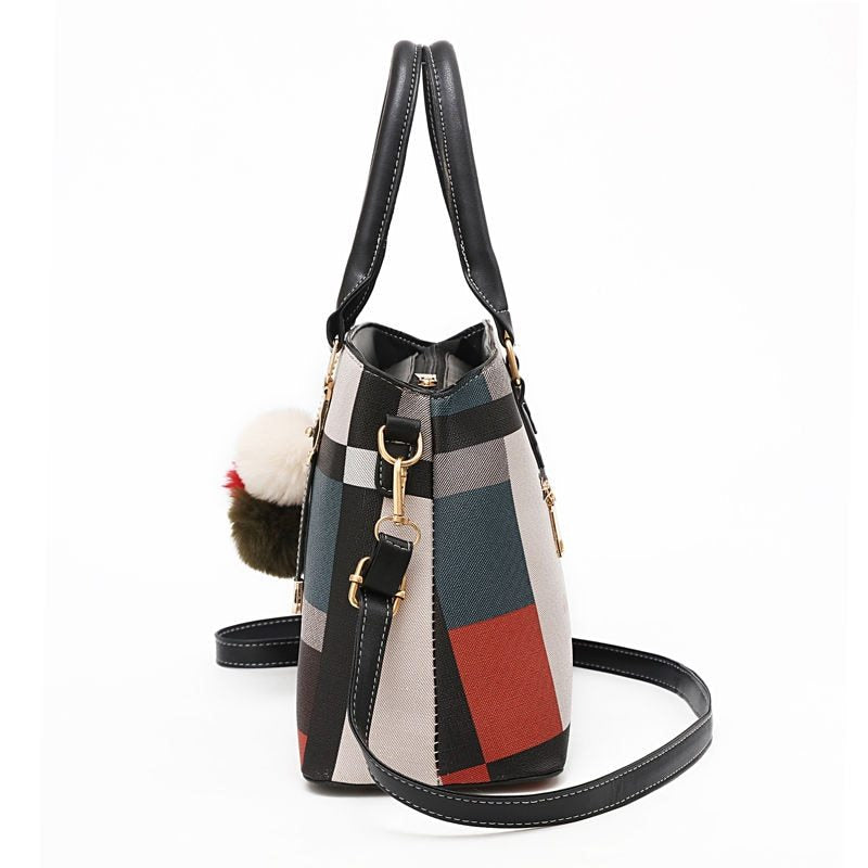 Sac bandoulière en cuir PU avec nœud, collection automne