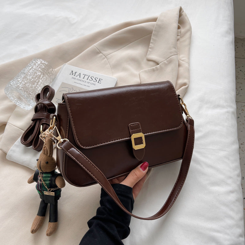 Retro Texture New Simple Fashion One-shoulder Messenger Bag