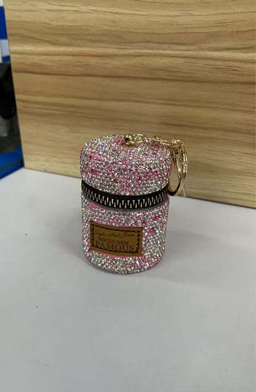 Silk Scarf Mini Keychain Storage 9.7x5cm