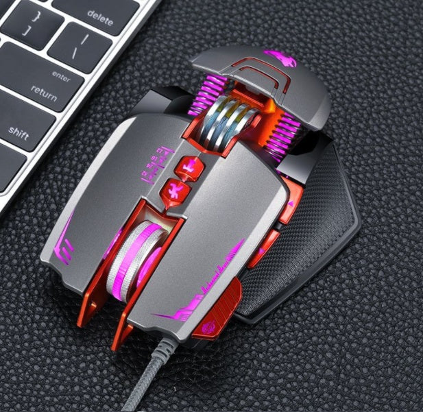Thunder Wolf V9 Wired Gaming Mouse 2500DPI Ergonomic USB Desktop