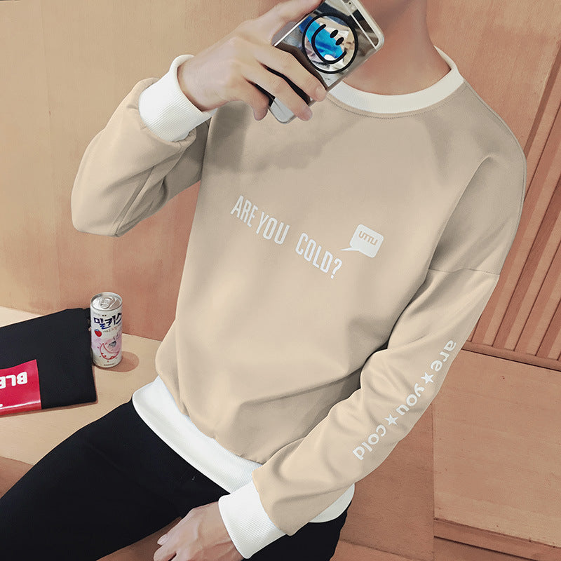 Men's White Polyester Sweater Available in Multiple Sizes