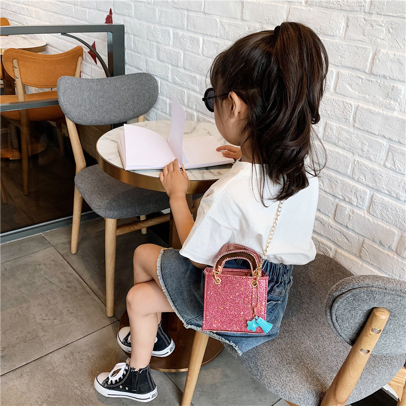 Children's sequined shoulder bag