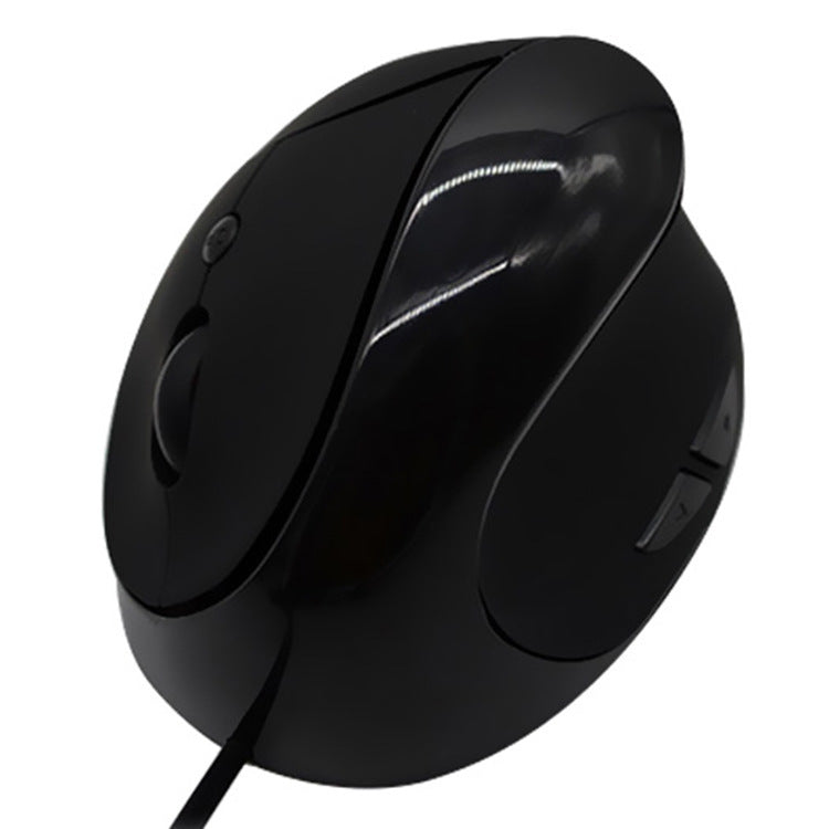Ergonomic Vertical Wired Mouse with 6 Buttons and Adjustable DPI
