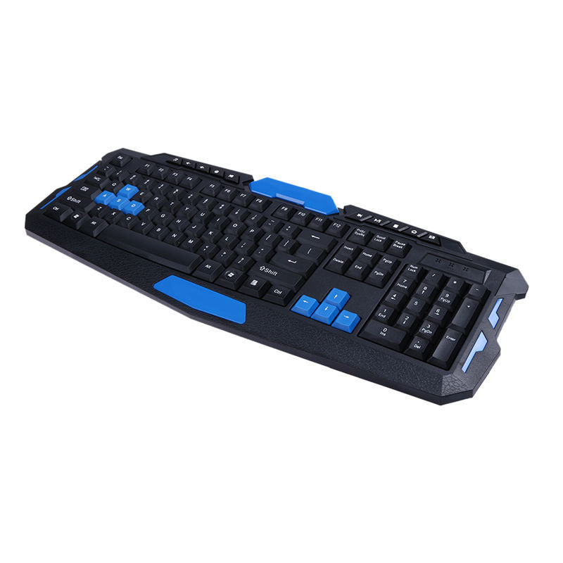 2.4G Wireless Gaming Keyboard and Mouse Set with Multimedia Keys