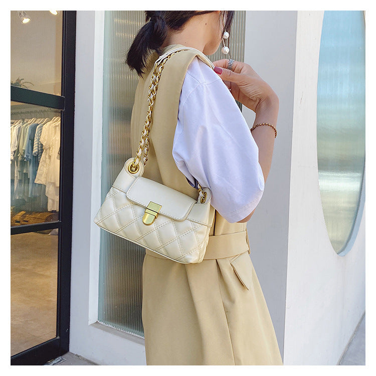 French niche set high-quality chain shoulder bag