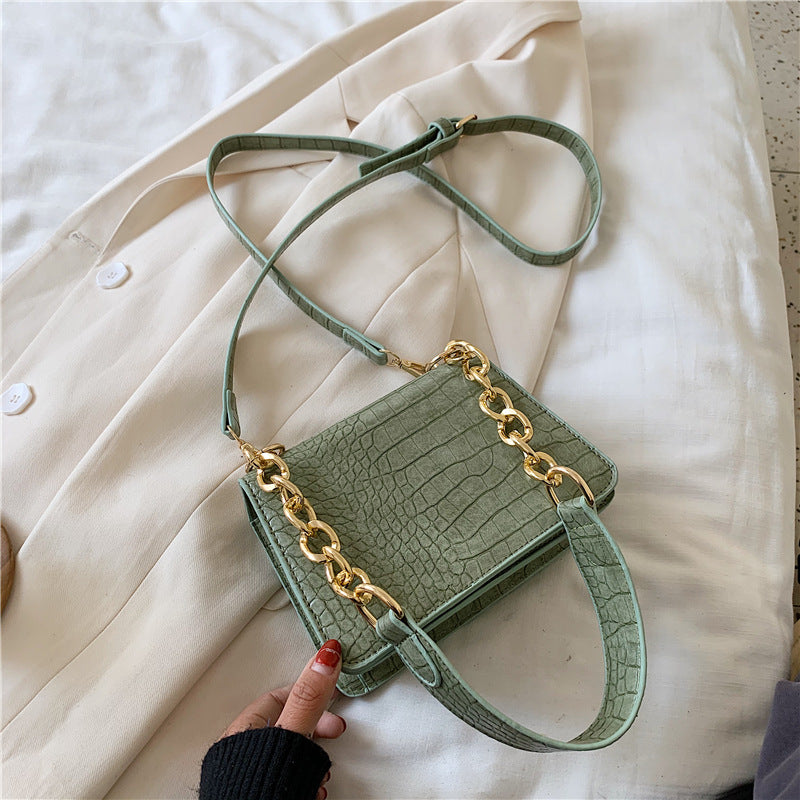 One Shoulder PU Crossbody Bag with Adjustable Strap